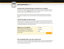 Tablet Screenshot of bowlingproshop.com